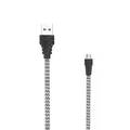 USB-Kabel "CL-800", schwarz, micro USB - USB, 1 m, umwickelt, AWEI