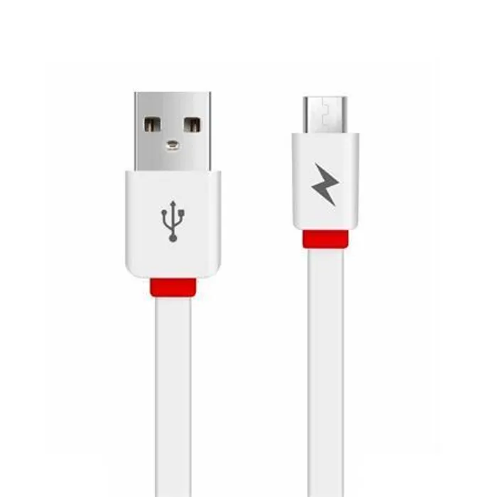 Hauptbild des Produkts USB kabel "CL-950", bílá, micro USB - USB, 1 m, nezamotává se, AWEI