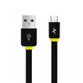 USB-Kabel "CL-950", schwarz, micro USB - USB, 1 m, nicht verheddernd, AWEI
