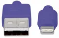USB-Kabel "iLynk", Lightning, 1 m, lila, MANHATTAN