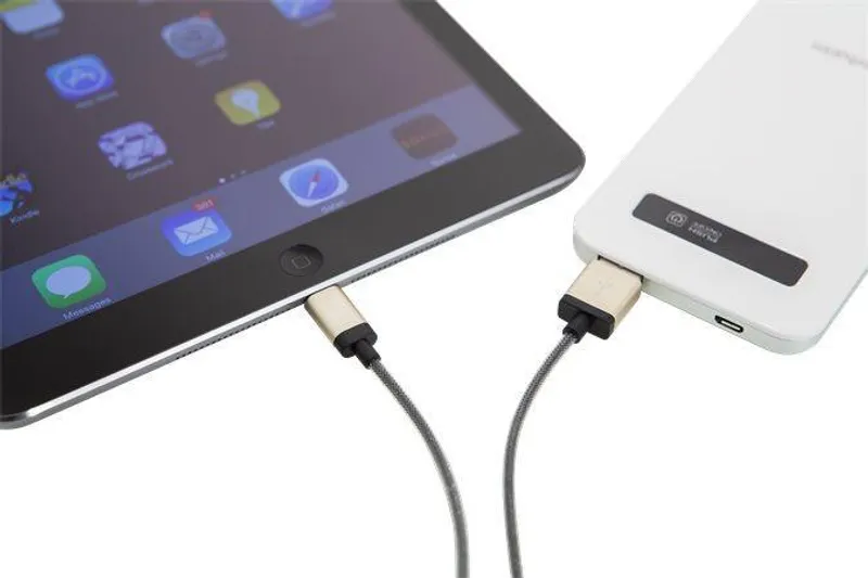 Hauptbild des Produkts USB kabel, lightning, 30 cm, VERBATIM, zlatá