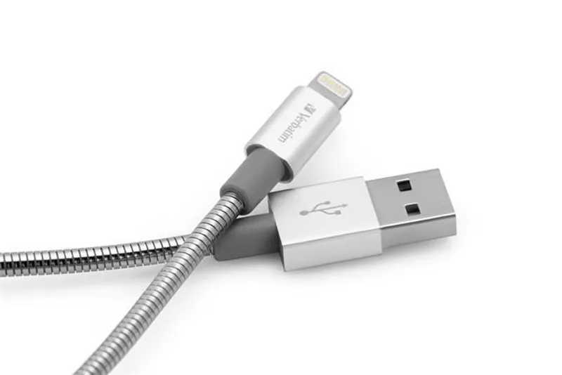 Hauptbild des Produkts USB kabel, stříbrná, lightning, 100 cm, VERBATIM