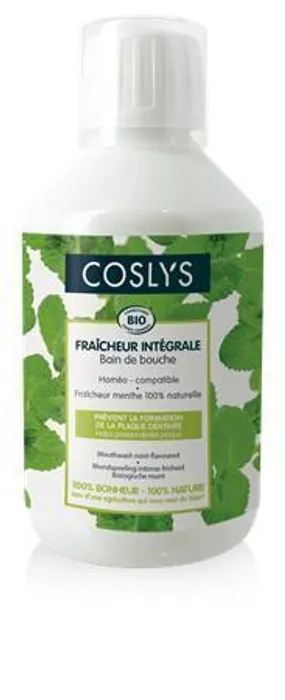 Hauptbild des Produkts Ústní voda, máta, 0,25 l, bio, COSLYS