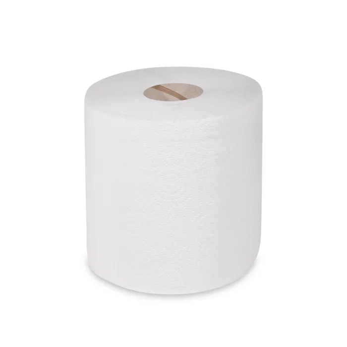 Hauptbild des Produkts Utěrka 2vrstvá s ražbou bílá 19cm x 100m (průměr 17 cm) [1 ks]