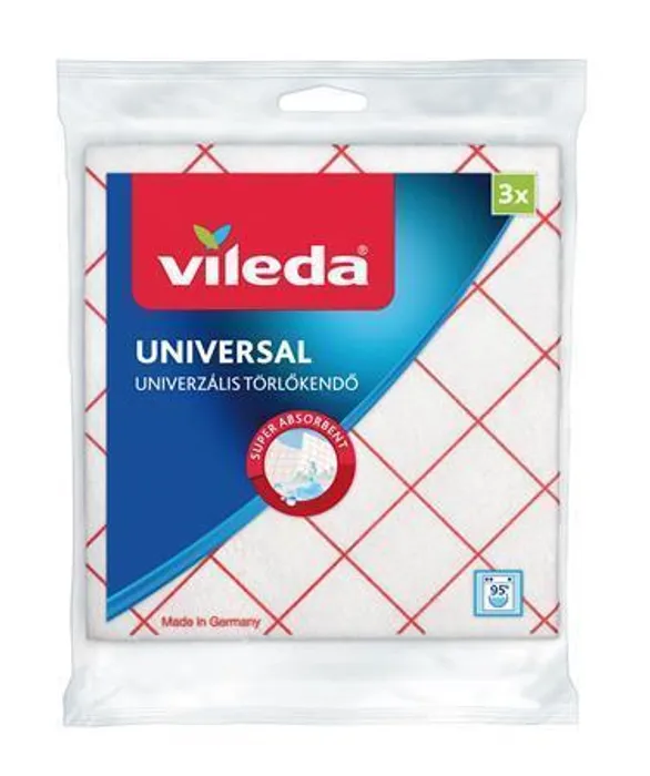 Hauptbild des Produkts Utěrka, 34x36 cm, 3 ks, VILEDA "Universal", bílo-červená