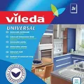 Weiteres Produktbild Geschirrtuch, 34x36 cm, 3 Stück, VILEDA Universal, weiß-rot