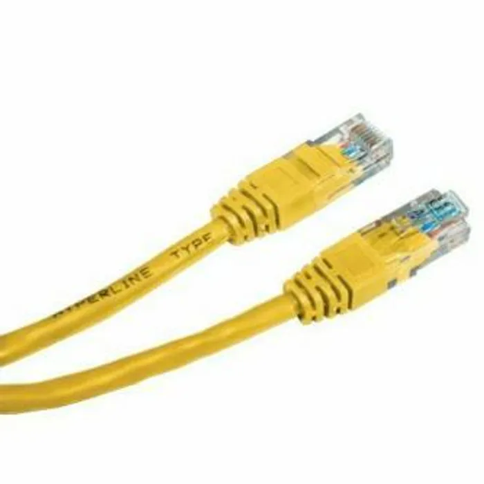 Hauptbild des Produkts UTP patchcord, Cat.5e, RJ45 M-0.5m, nestíněný, žlutý, economy