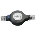 UTP-Patchcord, Cat.5e, RJ45 M-1.2m, ungeschirmt, aufrollbar, schwarz, Logo, LOGO bag