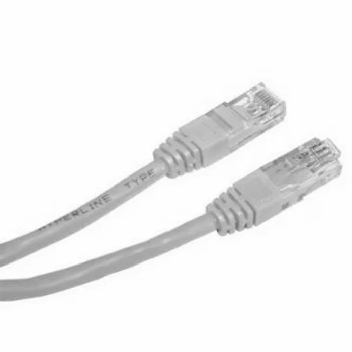 Hauptbild des Produkts UTP patchcord, Cat.5e, RJ45 M-1m, nestíněný, křížený, šedý, k propojení 2 PC, economy