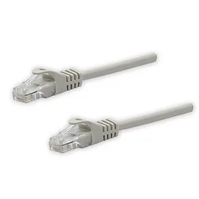 UTP-Patchcord, Cat.5e, RJ45 M-1m, ungeschirmt, grau, economy