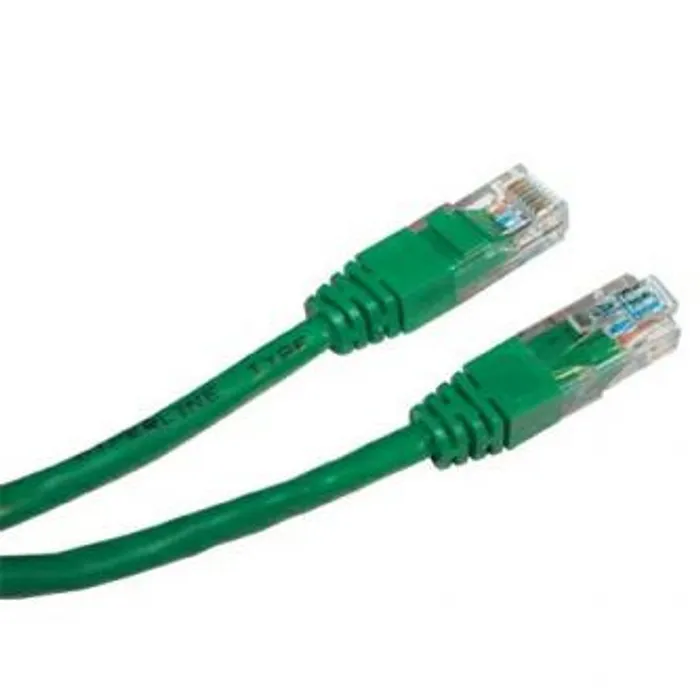 Hauptbild des Produkts UTP patchcord, Cat.5e, RJ45 M-5m, nestíněný, zelený, economy