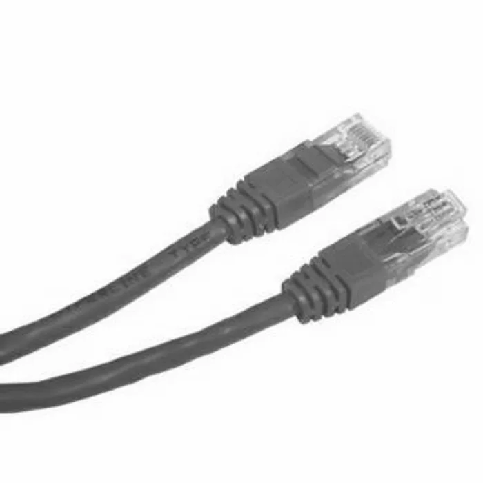 Hauptbild des Produkts UTP patchcord, Cat.5e, RJ45 M-3m, nestíněný, černý, economy