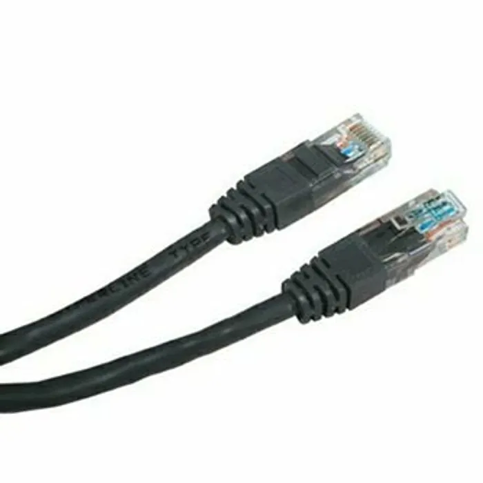 Hauptbild des Produkts UTP patchcord, Cat.5e, RJ45 M-5m, nestíněný, černý, economy