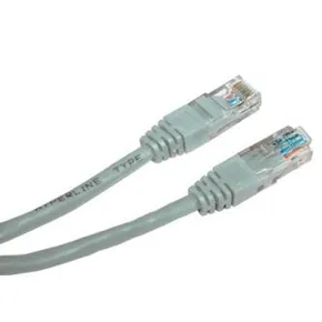 UTP-Patchcord, Cat.6, RJ45 M-3m, ungeschirmt, grau, economy