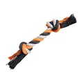 Weiteres Produktbild HipHop Baumwollknoten 2 Dochte, grau - dunkelgrau, orange 100cm, 1000g