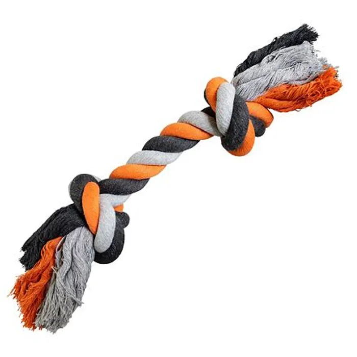 Hauptbild des Produkts Uzel HipHop bavlněný 2 knoty, šedá - tm.šedá, oranžová 41cm, 460g