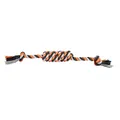 JUMBO HipHop Baumwollrolle mit 2 Dochten, grau, dunkelgrau, orange 38cm, 100g
