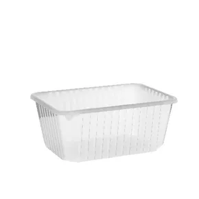 Rechteckschale (PP) klar 186 x 133 mm 1200ml [50 St.]