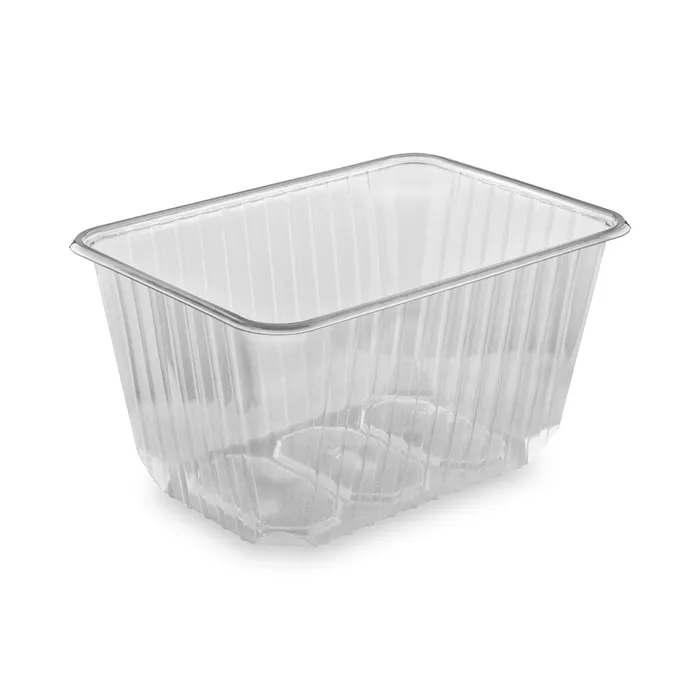 Hauptbild des Produkts Vanička hranatá průhledná 1500 ml (PP) [50 ks]