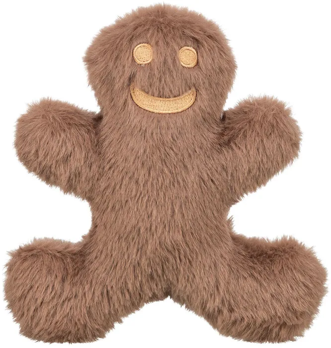 Hauptbild des Produkts Vánoční postavička perníček, se zvukem, 16 cm, plyš, hnědá