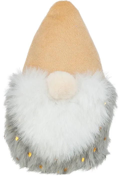 Hauptbild des Produkts Vánoční skřítek s catnipem, 10 cm, plyš, béžová/šedá/bílá