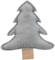 Weihnachtsbaum mit Katzenminze, 10,5 cm, Filz, grau