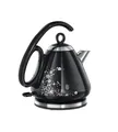Wasserkocher "Legacy Floral", schwarz/weiß, RUSSELL HOBBS