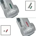 Leitz 5553 Großraumhefter mit Flachheftung, Silber