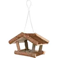 Weiteres Produktbild NATURA hängender Futterspender für den Außenbereich, Naturholz 32x23x20 cm