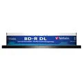 Verbatim BD-R, Dual Layer 50GB, cake box, 43746, 6x, 10er Pack, für Datenarchivierung