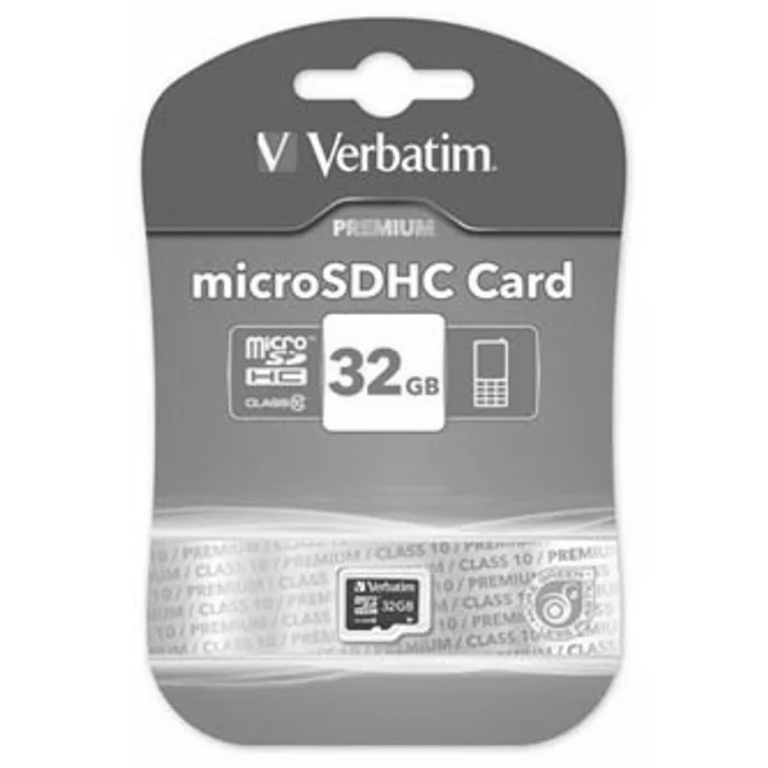 Hauptbild des Produkts Verbatim Micro Secure Digital Card, 32GB, micro SDHC, 44013, UHS-I U1 (Class 10), bez ada