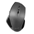 Verbatim Maus Deluxe, 1600DPI, 2.4 [GHz], optisch, 8Tas., schnurlos, grau, 2 Stk AA