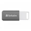Verbatim USB-Stick, 2.0, 128 GB, DataBar, grau, 49456, für die Datenspeicherung