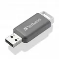 Weiteres Produktbild Verbatim USB-Stick, 2.0, 128 GB, DataBar, grau, 49456, für die Datenspeicherung