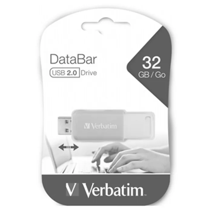 Hauptbild des Produkts Verbatim USB flash disk, 2.0, 32GB, DataBar, zelený, 49454, pro archivaci dat