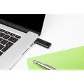 Verbatim USB flash disk, USB 3.0 (3.2 Gen 1), 256GB, PinStripe, Store N Go, schwarz, 49320, USB A, mit herausziehbarem Konnektro
