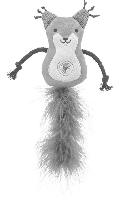 Hauptbild des Produkts Veverka s peříčkovým ocasem, catnip, 12cm/24 cm, plyš