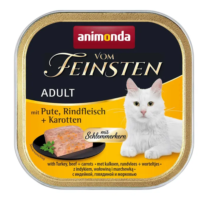 Hauptbild des Produkts V.Feinsten CORE krůta, hovězí maso + mrkev pro kočky 100g