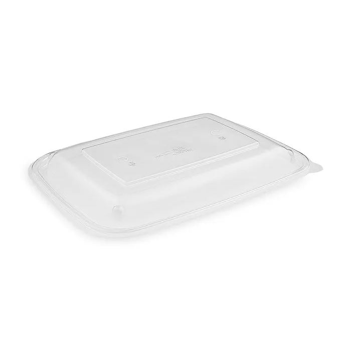 Hauptbild des Produkts Víčko vypouklé průhledné pro menu mísu L 25x18,5 x 2 cm (PP) [50 ks]