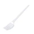 Gabel (PP) wiederverwendbar weiß 18,5cm [50 St.]