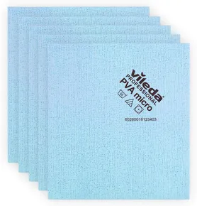 VILEDA PVA Mikrohandtuch 35x38 cm, blau 5 Stk