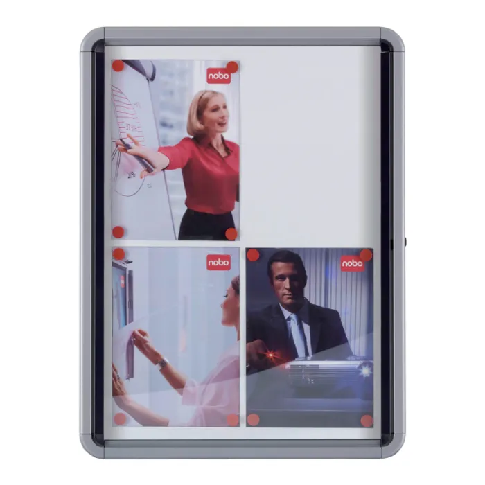 Hauptbild des Produkts Vitrína Nobo, vnitřní, kov, 9xA4