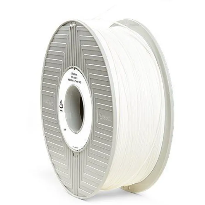Hauptbild des Produkts Vlákno ABS pro 3D tiskárny, bílá, 1,75 mm, 1kg, VERBATIM