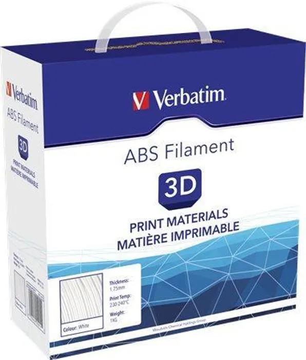 Hauptbild des Produkts Vlákno ABS pro 3D tiskárny, modrá, 1,75 mm, 1kg, VERBATIM