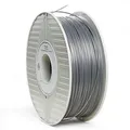 PLA-Filament für 3D-Drucker, grau-silber metallic, 1,75 mm, 1 kg, Spule, VERBATIM