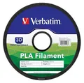 PLA-Filament für 3D-Drucker, silbergrau metallisch, 3 mm, 1 kg, Spule, VERBATIM