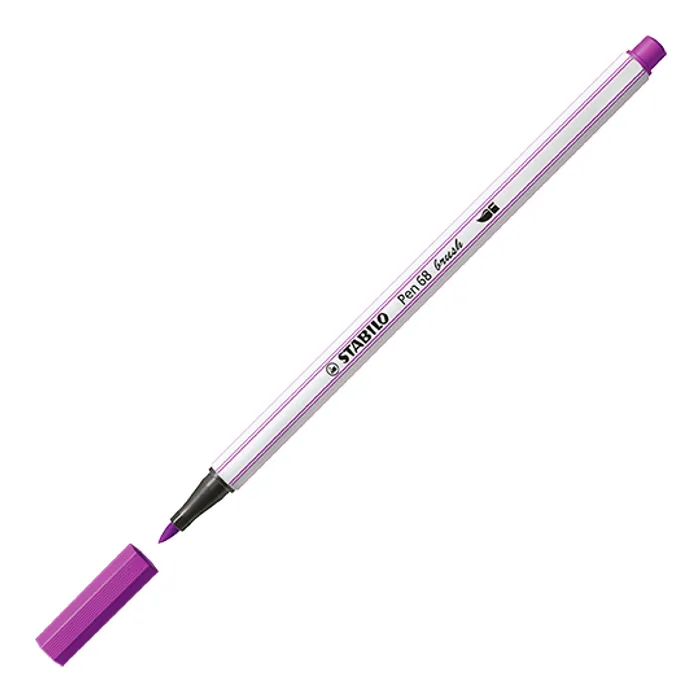 Hauptbild des Produkts Vláknový fix s flexibilním štětcovým hrotem STABILO Pen 68 brush lila [1 ks]