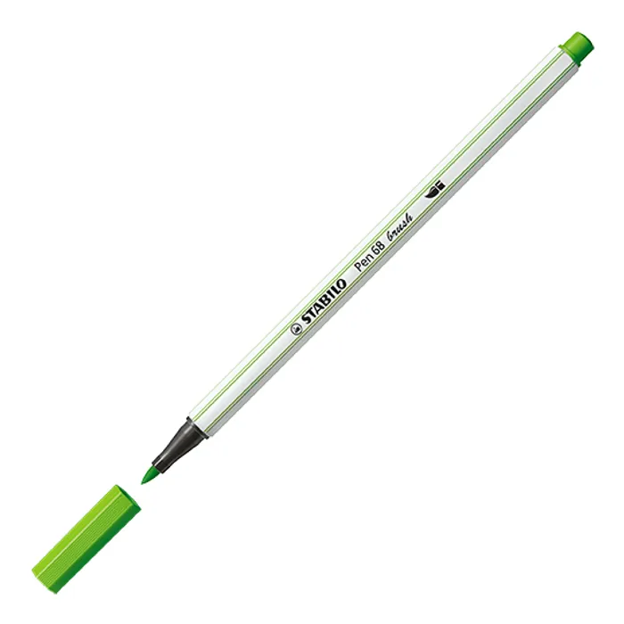 Hauptbild des Produkts Vláknový fix s flexibilním štětcovým hrotem STABILO Pen 68 brush listová zeleň [1 ks]