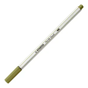 Fasermarker mit flexibler Pinselspitze STABILO Pen 68 Pinsel mattgrün [1 Stk]