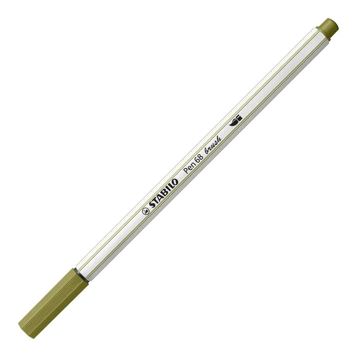 Hauptbild des Produkts Vláknový fix s flexibilním štětcovým hrotem STABILO Pen 68 brush matná zelená [1 ks]